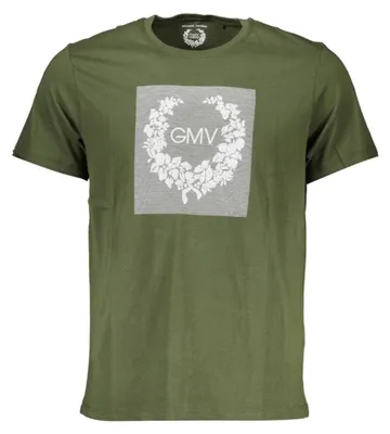 Produktbild von GIAN MARCO VENTURI Herren KURZARM-T-SHIRT Grün AU00784DANILO_8ED1796_VERDEMILIT : Größe - M Größe: M