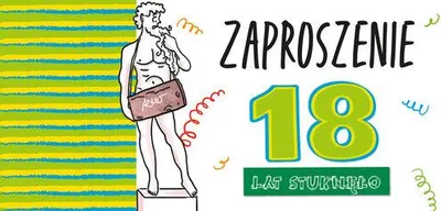 Obrázek produktu pro Pozvánka pro 18 DÍVEK - sada 5 ks včetně obálek