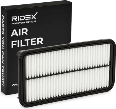 Produktbild von Luftfilter RIDEX 8A0038 für TOYOTA AVENSIS Kombi (T25) Filtereinsatz Rechteckig