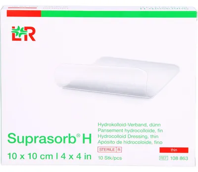Produktbild von Suprasorb H dünn 5x5cm, 10 St VER