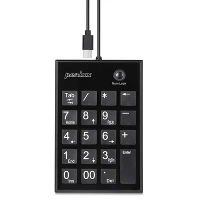Produktbild von InLine 57161I, Volle Größe (100%), Kabelgebunden, USB, Scherenschalter, Schwarz