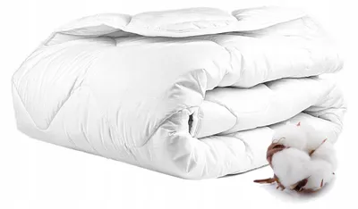Produktbild von Bettdecke 160x200 cm - Winterbettdecke - Baumwolle - 300g/m² - mit Tasche