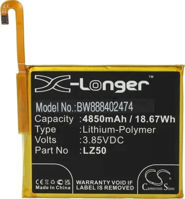Produktbild von vhbw Akku kompatibel mit Motorola Moto G100 Handy Smartphone Telefon (4850 mAh, 3,85 V, Li-Polymer)