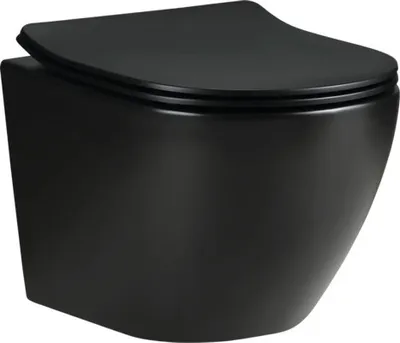 Obrázek produktu pro Závěsné WC form&style SAMAR bez splachovacího kruhu se systémem splachování Turbo Flush vč. WC prkénka