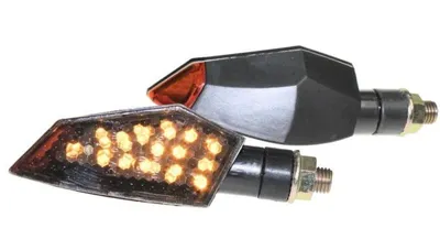 Obrázek produktu pro Motocykl LED směrovka JU100 černá tónovaná