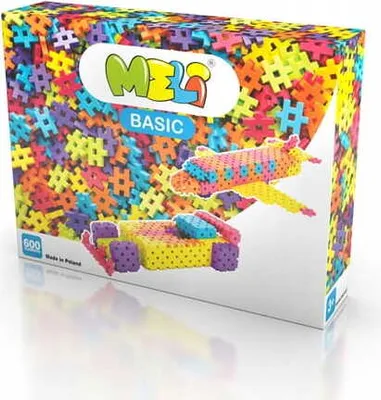Image de Meli Basic 600 blocs de construction en plastique