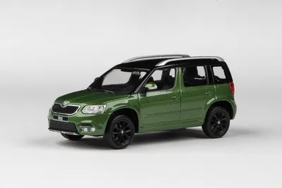Obrázok produktu pre Škoda Yeti FL (2013) - Zelená Cosmic Metalíza ABREX 1:43