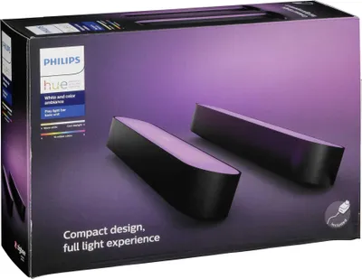 Zdjęcie produktu dla Philips Hue | Lightbar Twin Pack | Hue Play | W | 42 W | 2000-6500 Hue White Color Ambiance