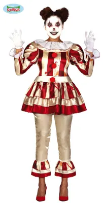 Produktbild von Colette Horror Clown Damenkostüm