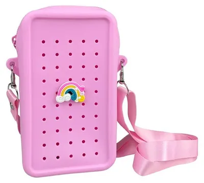 Obrázok produktu pre Darčeková - silikónová crossbody kabelka ružová