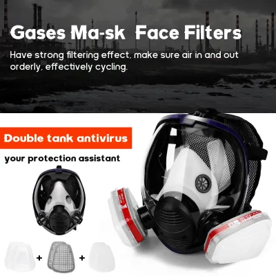 Image de Gaz Ma-sk Sprays chimiques Peinture Anti-formaldéhyde Charbon actif Ma-sk Silicone Filtres intégraux