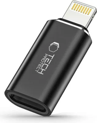 Zdjęcie produktu dla Adapter Tech-Protect UltraBoost USB-C do Lightning - czarny