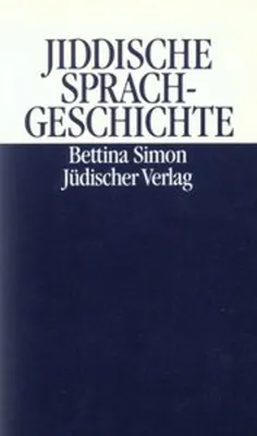 Produktbild von Simon, B: Jidd. Sprachgeschichte