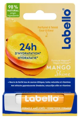 Imagen del producto de Labello Sabor Mango, en envase blíster (4,8 gr)