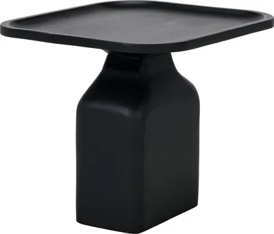 Produktbild von home24 Massiver Beistelltisch - Mango Schwarz