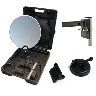 Produktbild von Camping Koffer SAT Anlage Digital Opticum LNB HDTV Saugfuß Kabel