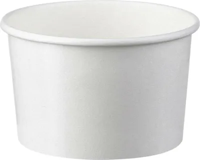 Produktbild von 100x Eisbecher aus Papier weiß 120 ml 4oz