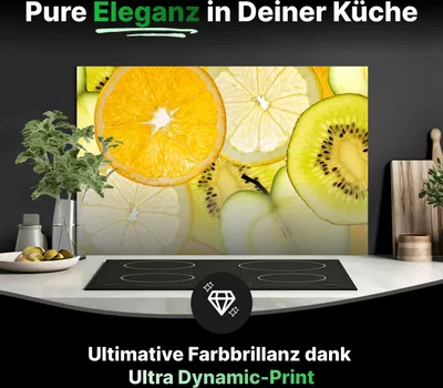 Produktbild von Spritzschutz Küchenrückwand Glas 60 x 40 cm Fruchtscheiben - RUECKWAND24