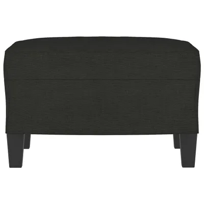 Produktbild von Stabli Fußhocker Schwarz 60x50x41cm Stoff - DE773209 - Sitzhocker