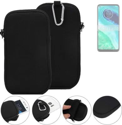 Produktbild von K-S-Trade Neopren-Hülle Handyhülle kompatibel mit Motorola G8 Schutzhülle Neoprenhülle Sleeve Schutz-Hülle Gürtel Tasche Case Holster
