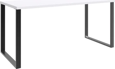 Produktbild von Schreibtisch >HOME DESK< in weiß - 159x75x70cm (BxHxT)