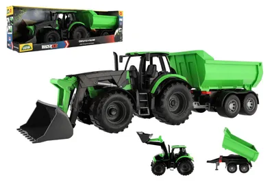 Image de Tracteur Simm WORXX Deutz Agrotron+remorque