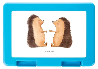 Produktbild von Mr. & Mrs. Panda Bentobox Igel Liebe - Weiß - Geschenk, Vorratsbehälter, Freund, Bento Box, Speisebehälter, Verliebt, Vorratsdose, Verlobung, Freundin, Lunchbox