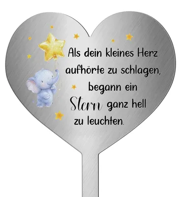Productafbeelding van Solidchoice - Weerbestendige Grafdecoratie met Hart en Spreuk