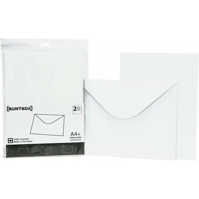 Immagine prodotto di BUNTBOX 79-6 BUNTBOX Briefumschläge DIN C4 ohne Fenster weiß 2 St.
