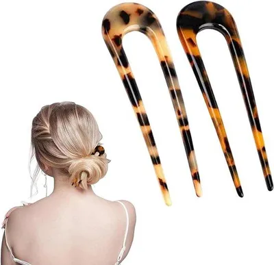 Produktbild von Französische Haarspange U-Form Vintage Stil für Frauen