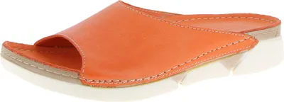 Produktbild von Andrea Conti Damen Pantolette Leder breiter Riemen sportliche Sohle 0529610, Größe:40 EU, Farbe:Orange
