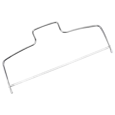 Produktbild von Tortenschneider, Edelstahl 2-Draht, höhenverstellbarer Tortenbodenschneider, spülmaschinengeeignet, 3 cm, silber