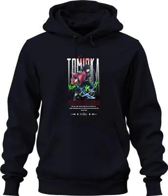 Produktbild von Giyu Tomioka Demon Slayer Water Hashira Katana Anime Hoodie Kapuzenpullover, Navy, M