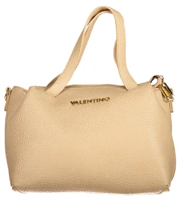 Produktbild von Beige Damen-Handtasche: Elegant, Praktisch, Nachhaltig - Mit Logo & Reißverschluss