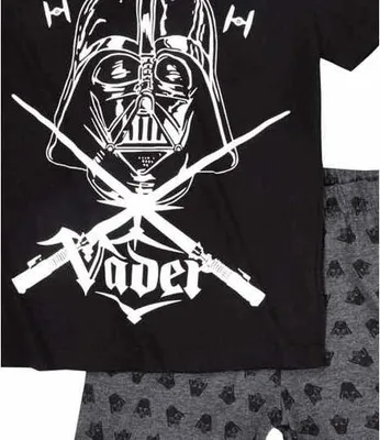 Produktbild von Star Wars-The Clone Wars Shorty-Pyjama schwarz (116|schwarz)