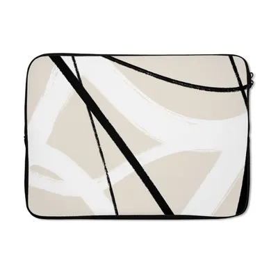 Produktbild von MuchoWow® Laptop Hülle 14 ZollLinie - Abstrakt - Minimalismus - Pastell Laptoptasche - Laptoptasche - Stoßsicher - Schutzhaube