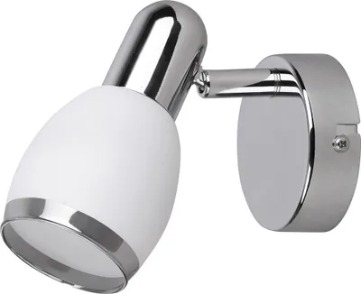 Produktbild von Rabalux 6060 Deckenstrahler 1 Spot Elite, E14, silber-weiß, Modern, 13cm