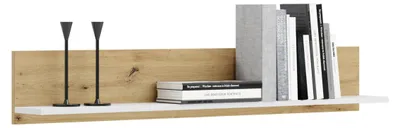 Zdjęcie produktu dla Półka ścienna SHELF dąb artisan i biały 100 cm