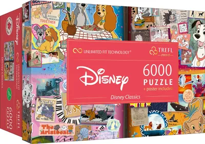 Produktbild von Trefl Trefl 6000 UFT - Disney Magical Book of Fairytales / Disney Standard Characters_FSC Mix 70%
