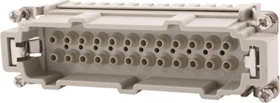 Productafbeelding van HARTING Han 24E steekcontact (M), krimpklem, 24-polig + PE, 500V, 16A - 1 stuk