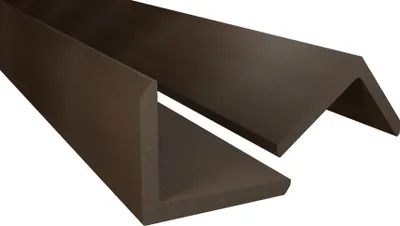 Produktbild von Endorphin ® WPC Abschlussleisten 5er Set Braun 220cm Winkelprofil 5,5 x 4,5cm