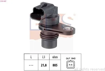Produktbild von EPS 1.953.487 Kurbelwellensensor Impulsgeber passend für PEUGEOT 2008 Kombi (CU)