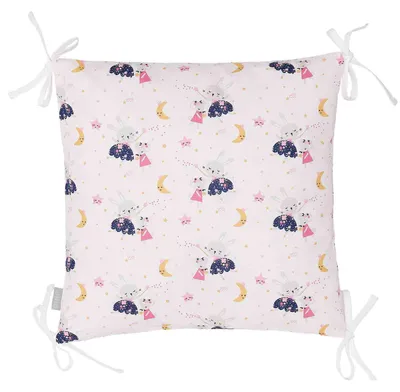 Produktbild von Kissenbezug Fairy Flore - 40 x 40 cm - Rose | by SEVIRA KIDS