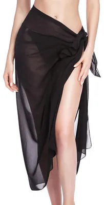 Productafbeelding van Damen strandlaken, sarong, y, stijlvol, strandwikkelrok, chiffon, badpak, wikkelrok