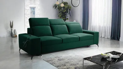 Produktbild von Schlafsofa Britta für das Wohnzimmer, Gästezimmer mit USB-Anschluss