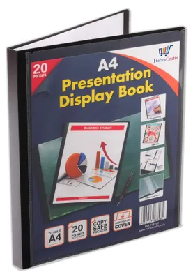 Productafbeelding van Presentatiemap, A4, 20 vakken, presentatiemap, portfolio (40 pagina's)