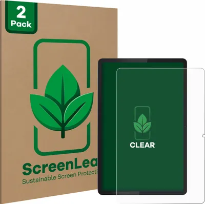 Produktbild von 2x ScreenLeaf Schutzfolie für Lenovo Tab 2025 10.1" nachhaltiger Displayschutz Display Schutz Folie Klar Transparent