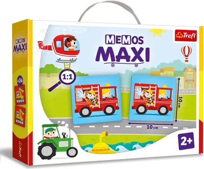 Zdjęcie produktu dla Trefl Gra Memos Maxi Pojazdy dla Dzieci 02267