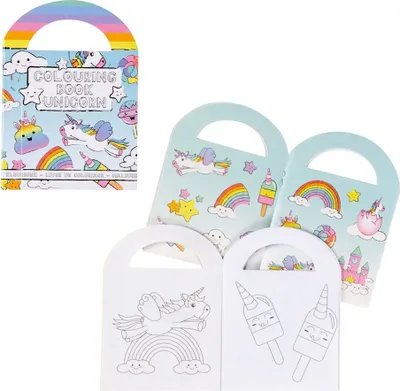 Image de Livre de coloriage licorne avec autocollants