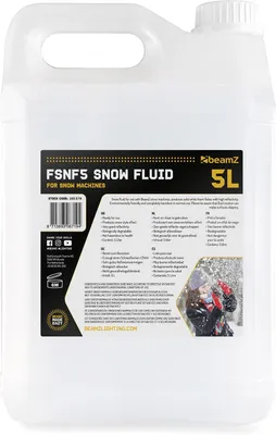 Produktbild von BeamZ 160.579, Schneemaschinenflüssigkeit, 5000 ml, 1 Stück(e), Kanister